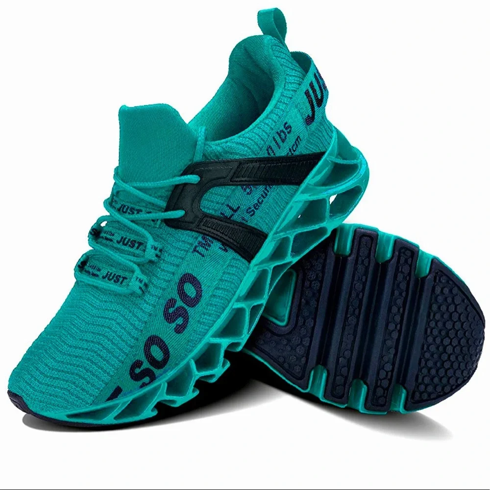 NWOT UMYOGO Women’s Nonslip Walking Blade Type Running Shoes in Teal Size 10 - Picture 1 of 7